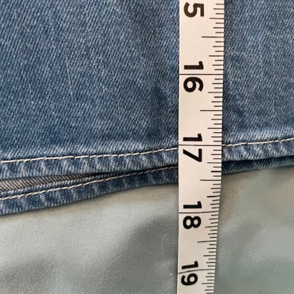 FINAL PRICE NWT Levi's Trouser Shorts Japanese Size 32 Waist 32 Blue Denim $198 - Picture 8 of 15